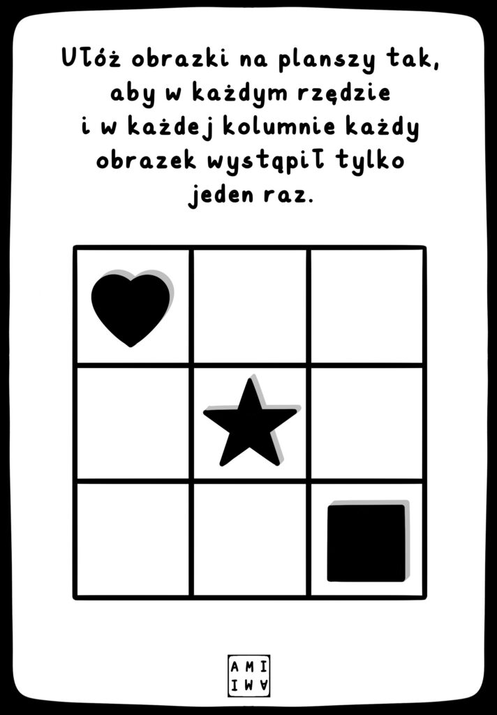 darmowe karty pracy dla dzieci do druku sudoku, czarno białe PDF